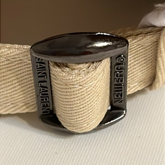 NEW ERA SAINT LAURENT CAP LOGO COTTON BEIGE - Picture 4 of 7